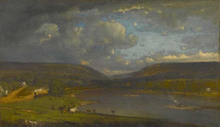 George Inness On the Delaware River China oil painting art